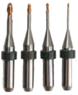 Фреза по ZrO2 совместима с Manix 0.6 мм (shank 4 mm - 50 mm)