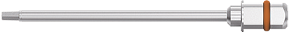 Отвертка прямая Astra Tech Osseospeed TX / Astra Tech EV / Dentium SuperLine / Dentium NR-Line / Zimmer Tapered Screw-Vent, шестигранник 1.27 мм, длина 35 мм