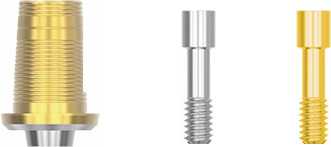 Титановое основание Zimmer Tapered Screw-Vent Ø 3.5, Bridge, GH 2.0 мм